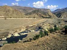 Arabien, Oman-Expeditionen - Wadi im stlichen Hajar-Gebirge